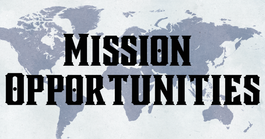 mission opportunities